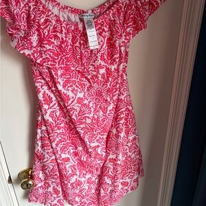 Tommy Bahama Off-Shoulder Printed Dress